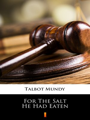cover image of For the Salt He Had Eaten